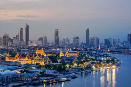 View of Rattanakosin Bangkok