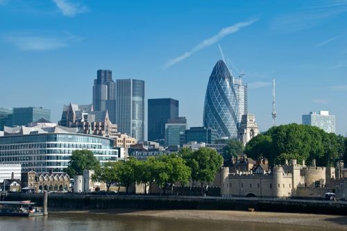 Day 6 View of London from the River Thames