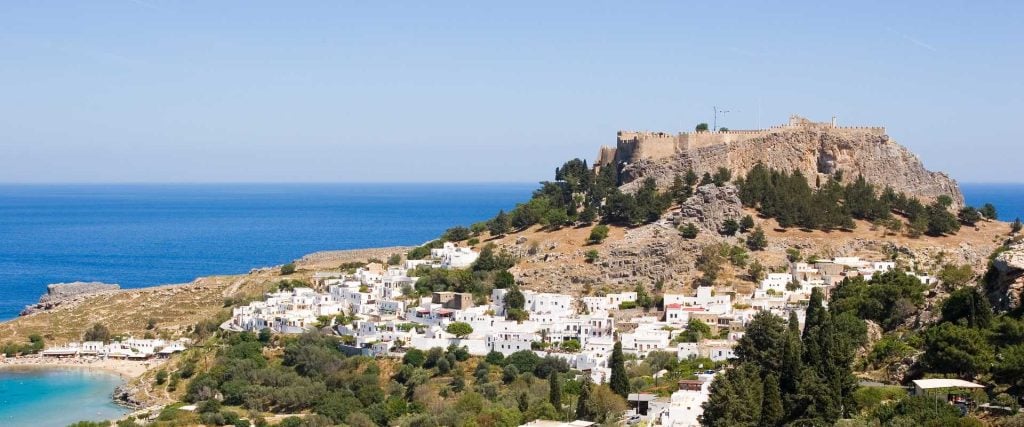 Lindos Rhodes Banner