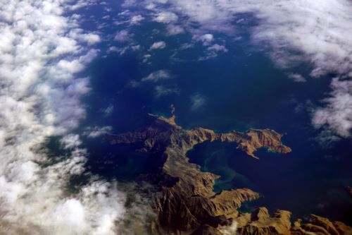 500 x 333 Aerial View of Musandam Peninsula