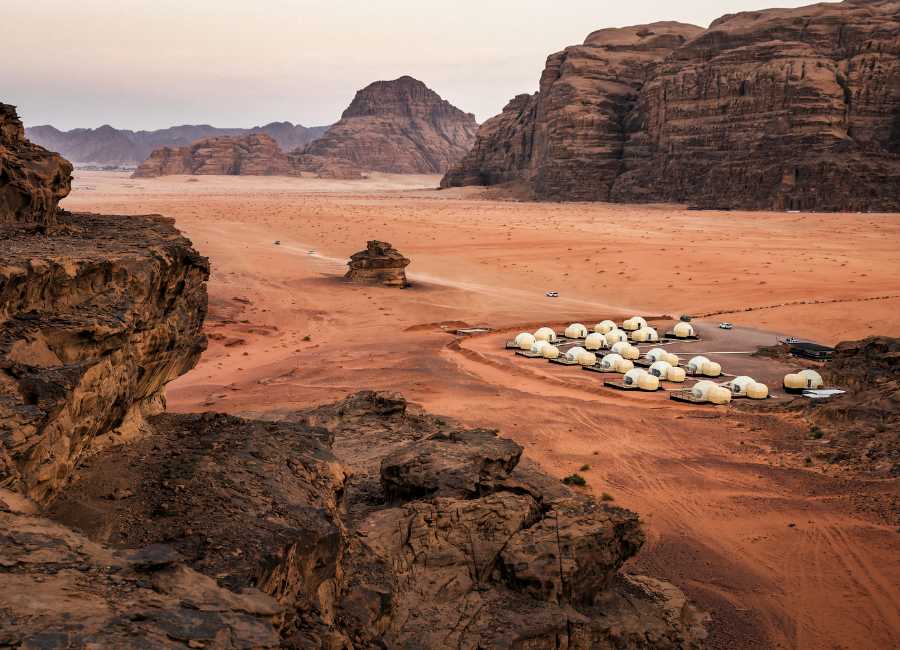 Camp in Wadi Rum