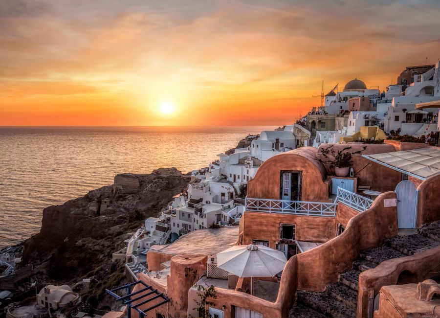 Santorini Sunset Greece