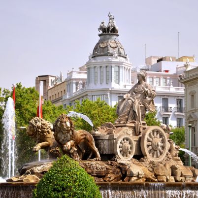 Cibeles Fountain, Madrid, Spain