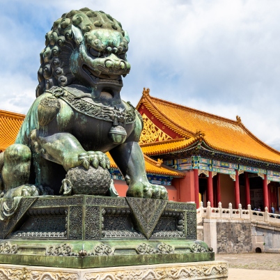 Statue, Forbidden City, Beijing