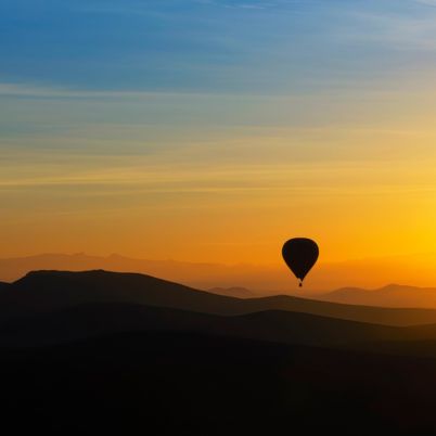 Hot Air Balloon, Atlas, Mountains, Morocco