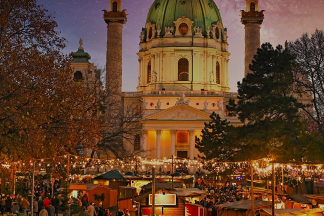 Karlsplatz Christmas Market Vienna Blog Banner