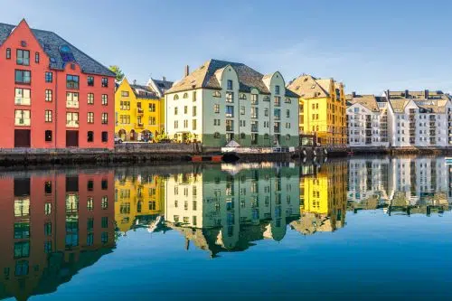 Alesund: Arrival into Alesund image 2